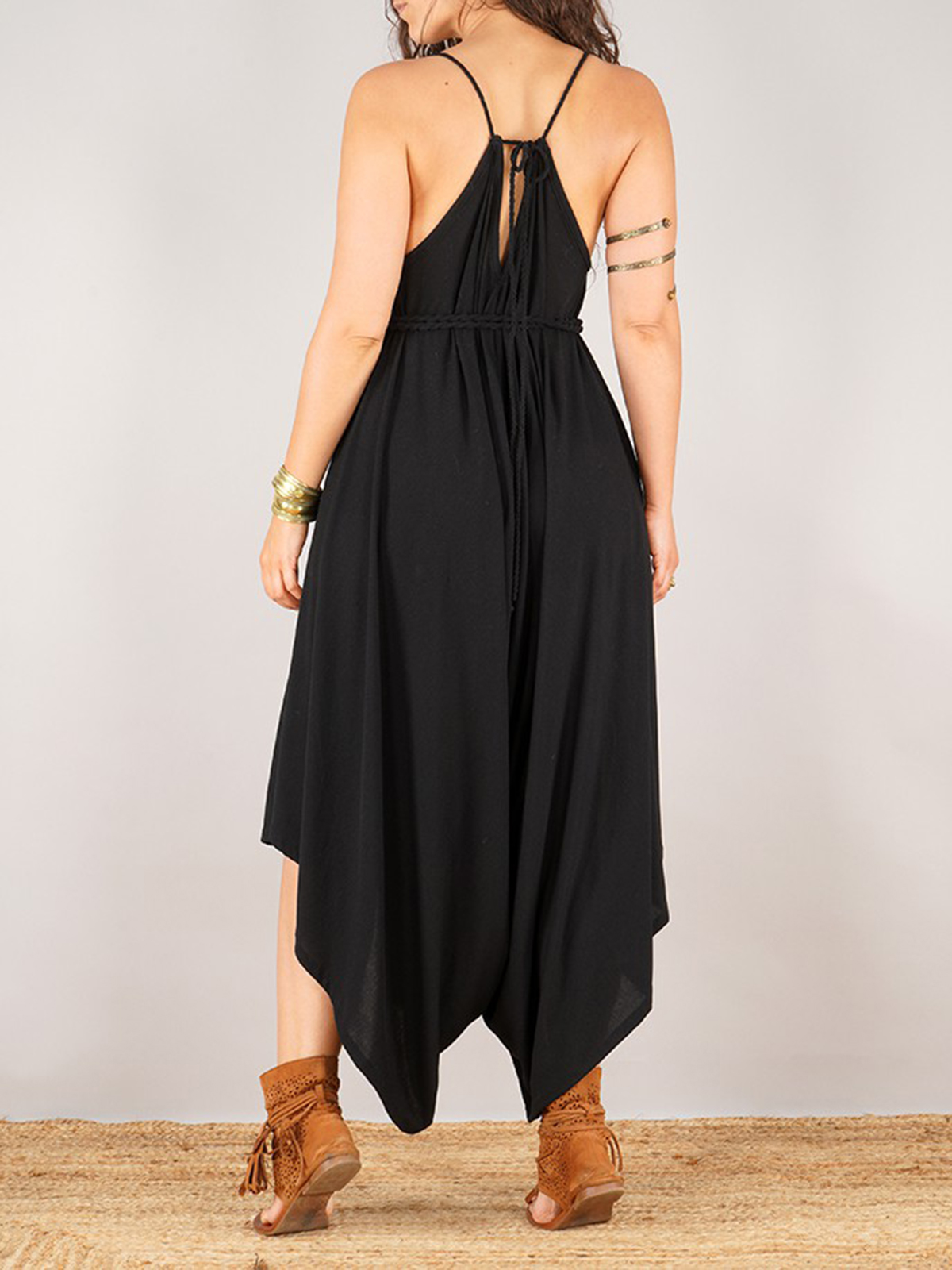 Loose And Reversible Strappy Jumpsuit