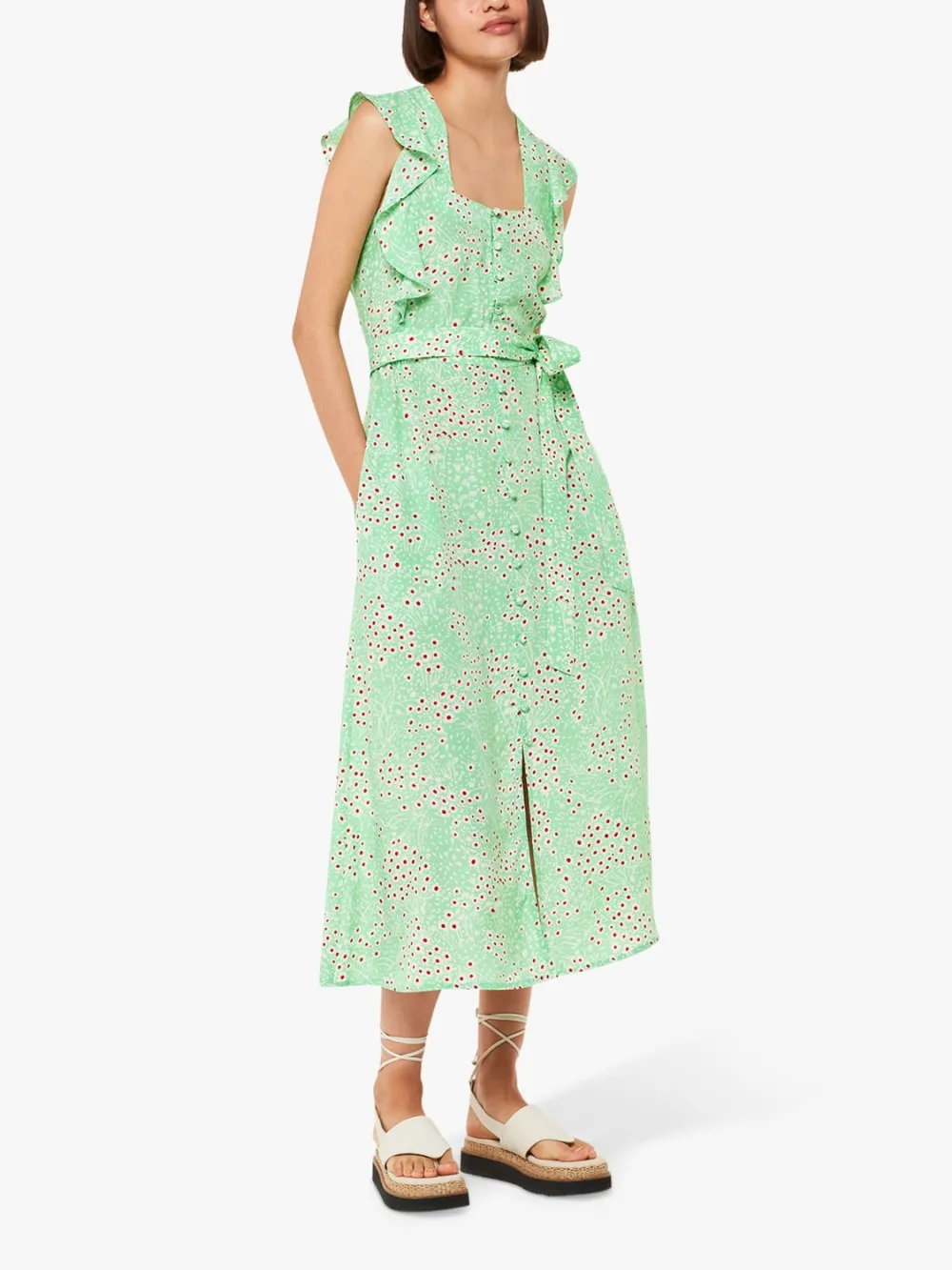 Sophie Daisy Meadow Print Midi Dress