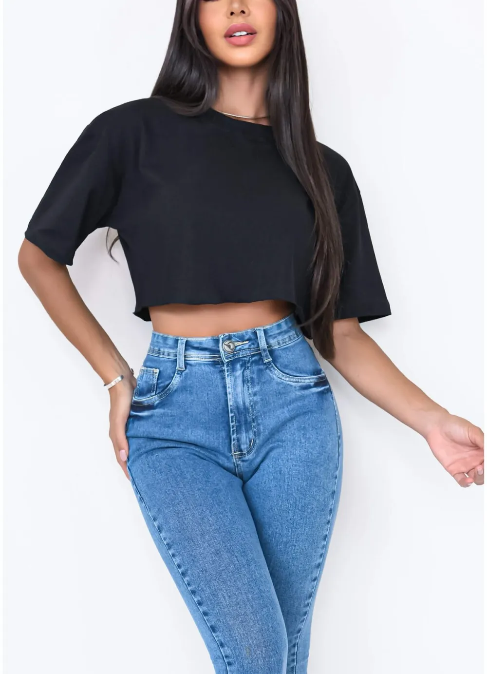 BASIC OVERSIZED CROP TOP