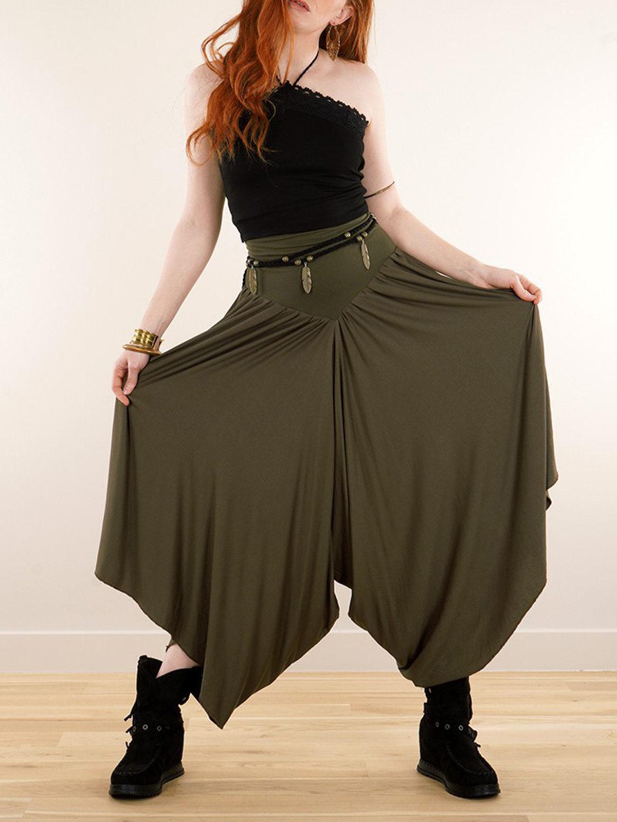 Skirted Harem Pant 2in1 Dress