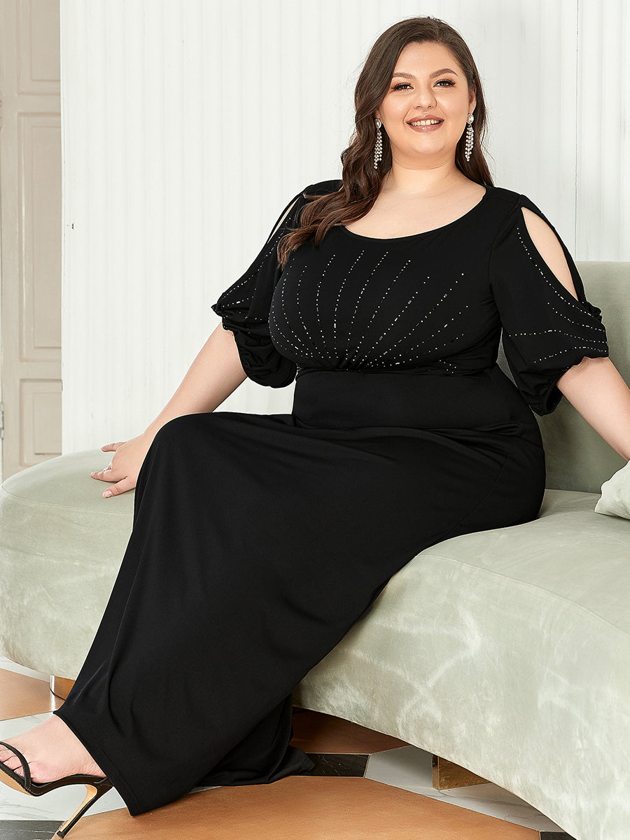 Simple Maxi Plus Size Wholesale Mermaid Party Dresses for Women