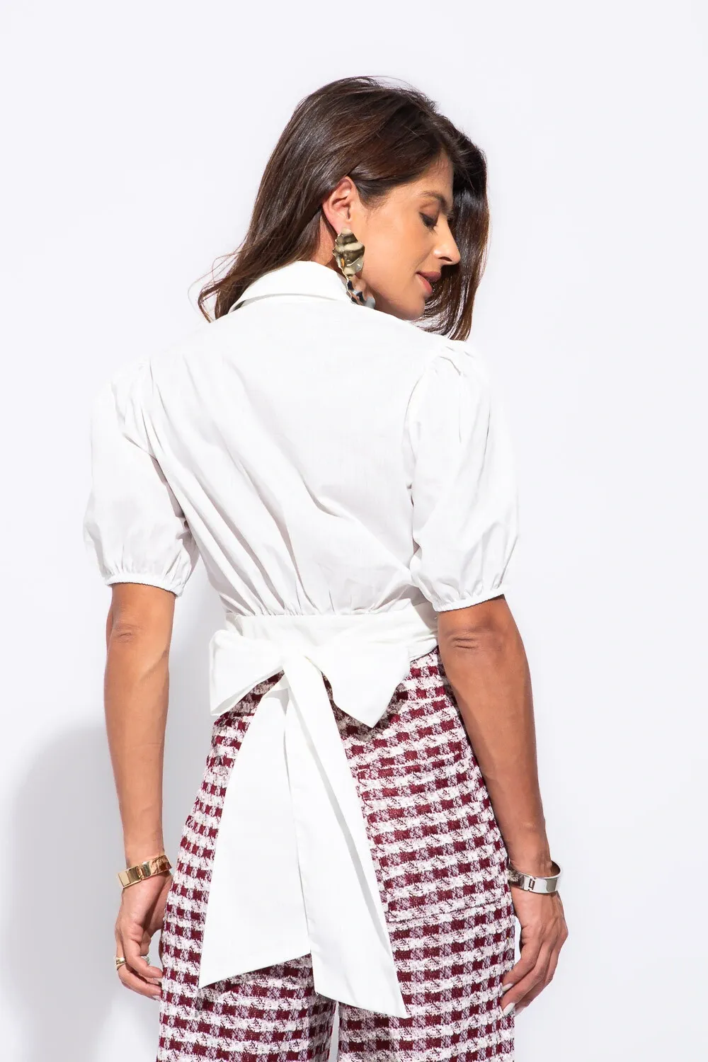 Pearl Cropped Shirt