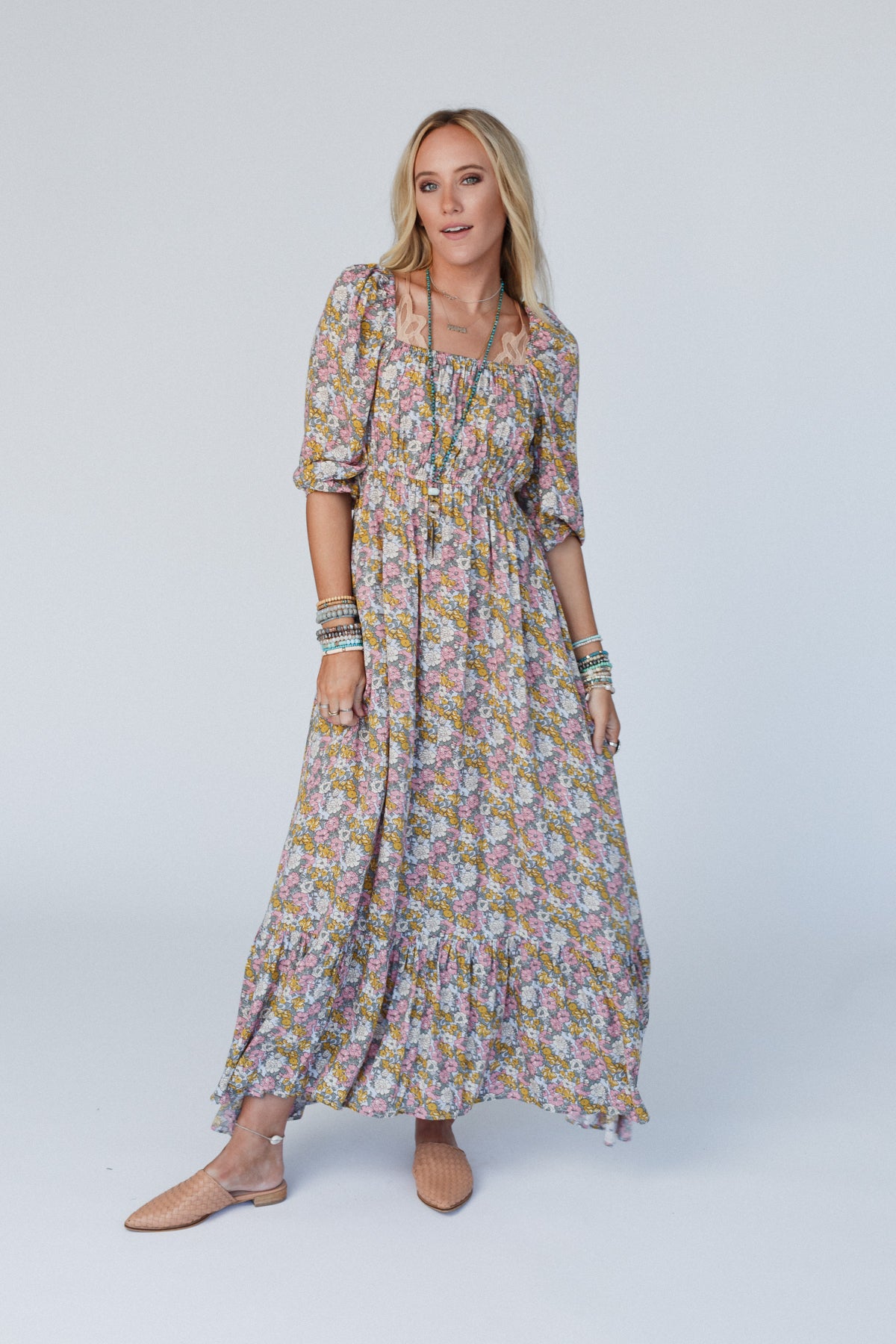 Reflections Floral Maxi Dress - Multi