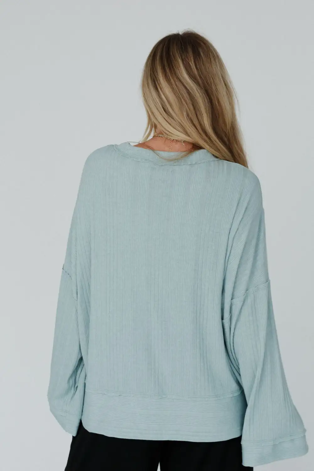 Soul Rhythm Sweater Top - Mint