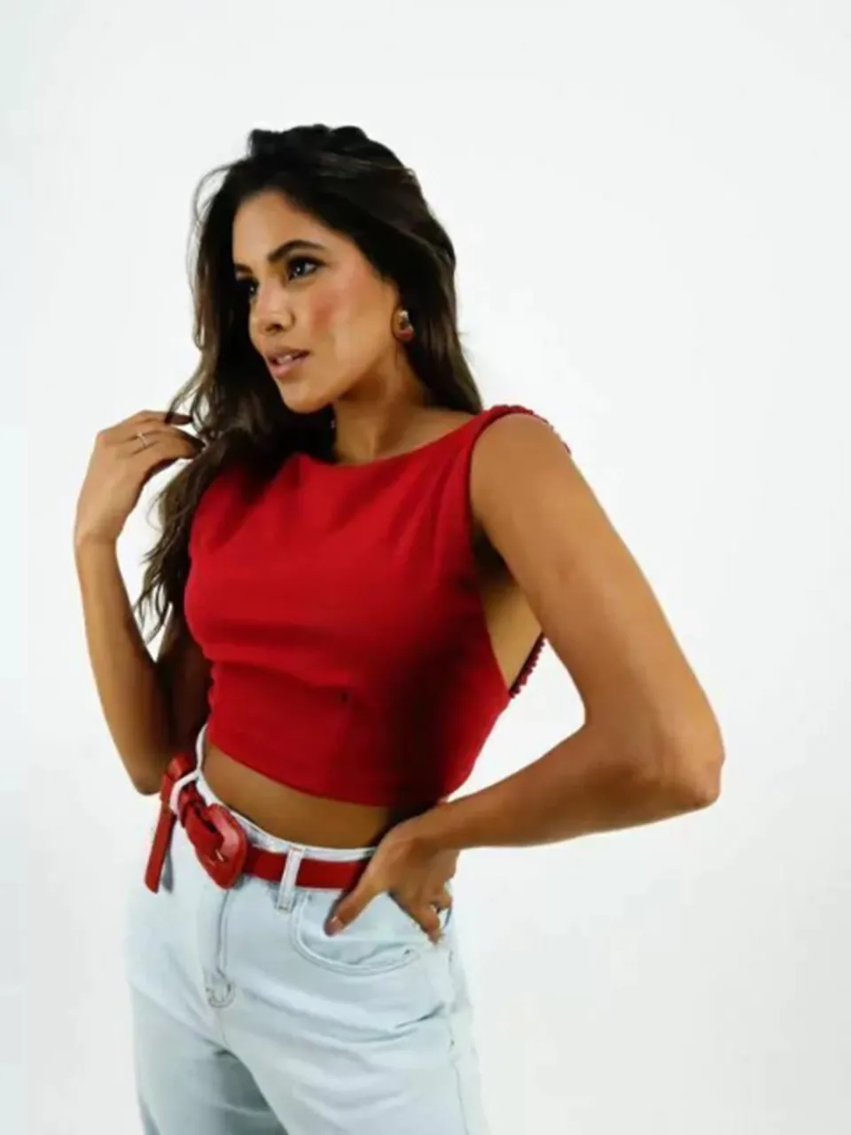 Square Neck Crop Top