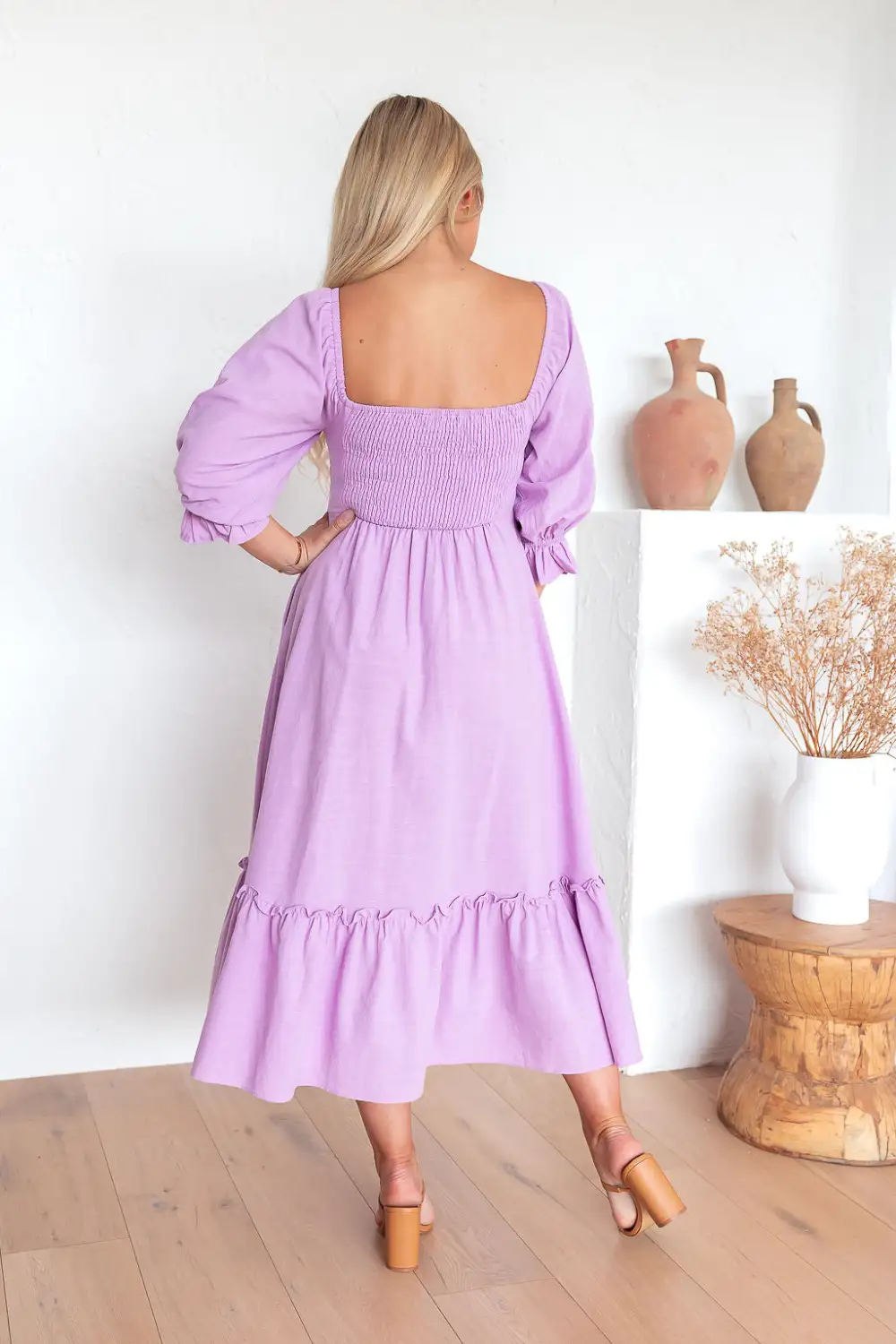 The Selena Dress - Lilac