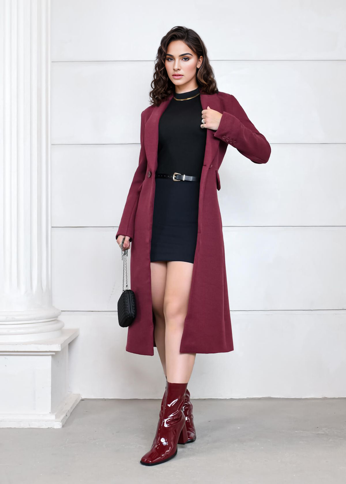 Tailored Overcoat Trench Coat