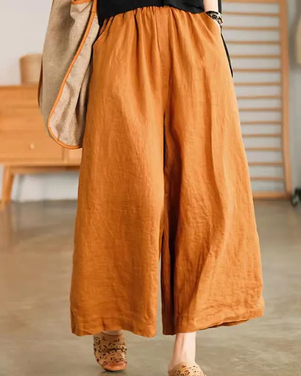 Loose Casual Linen Pants