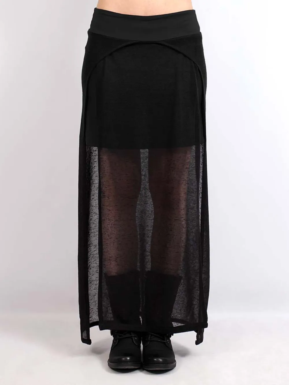 Split Long Skirt