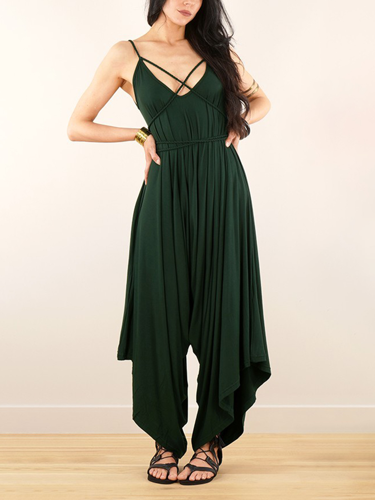 Loose And Reversible Strappy Jumpsuit