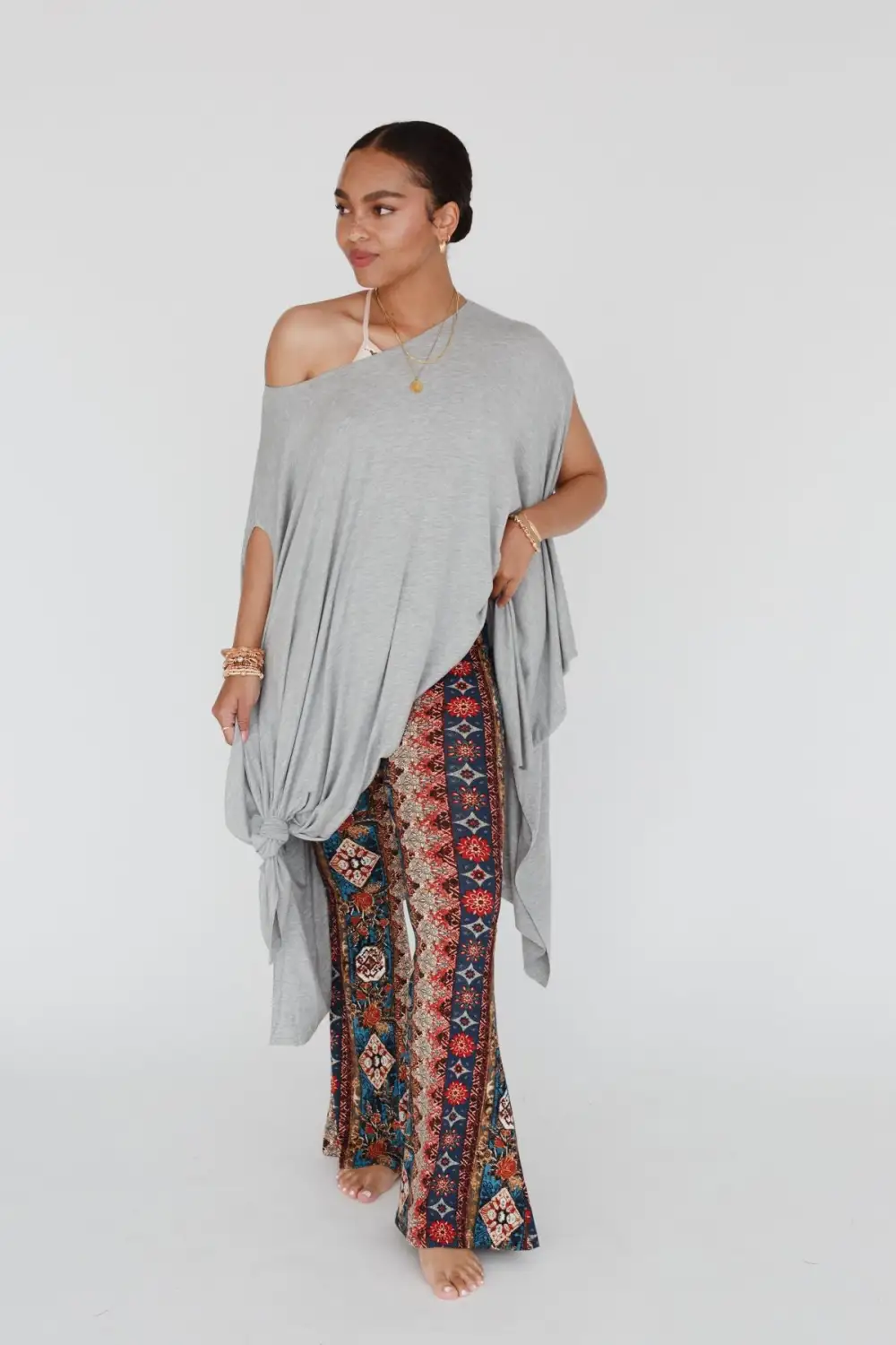 The Wren Tunic - Heather Gray