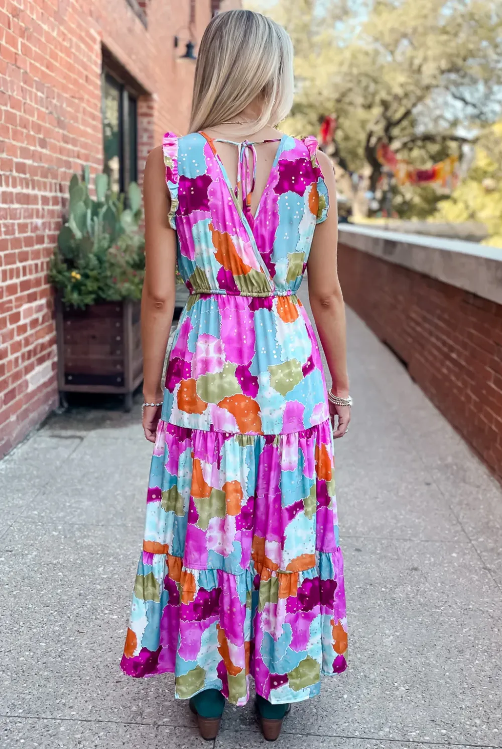 Watercolor Dreams Sun Dress