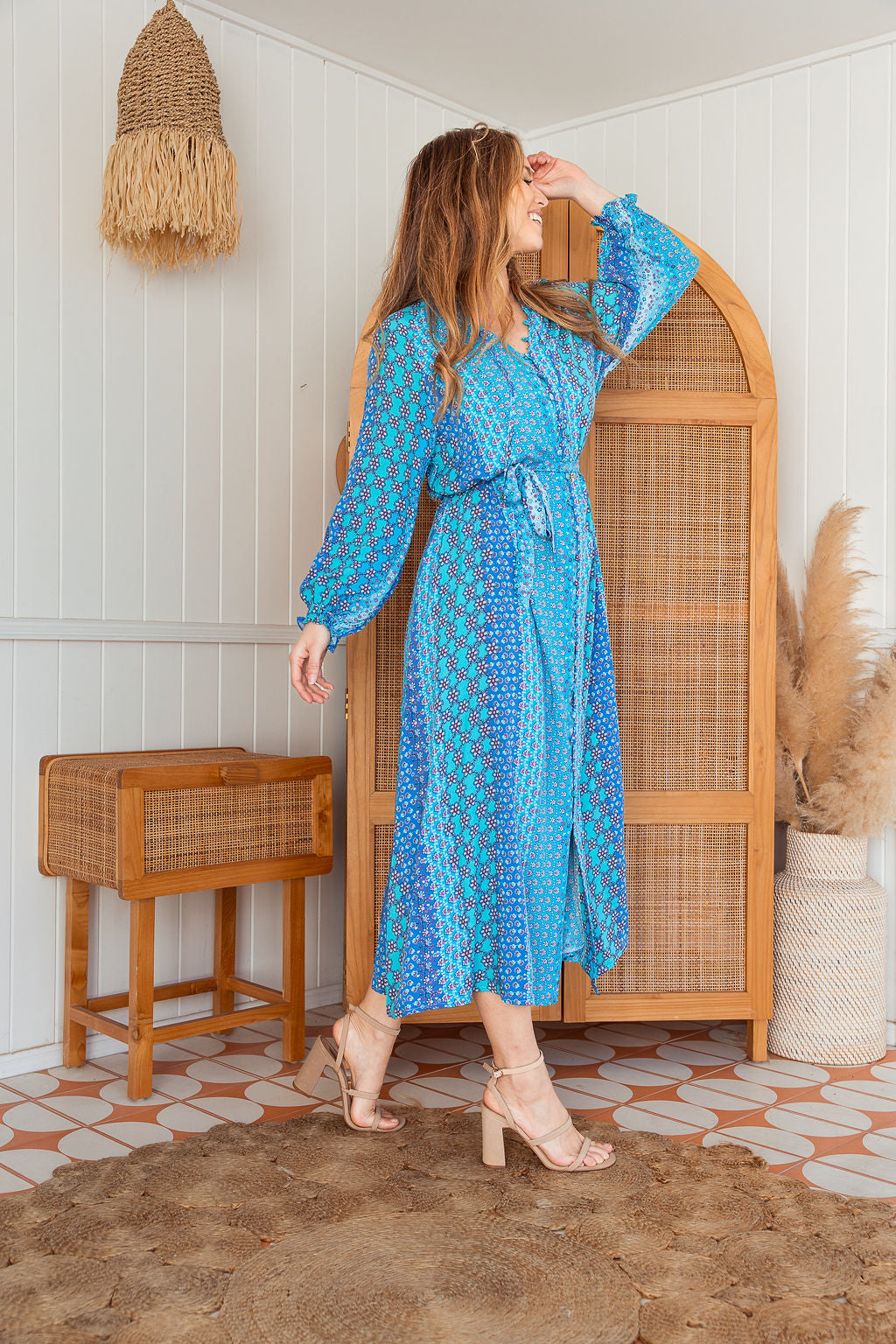 The Bonnie Dress - Bohemian Blue