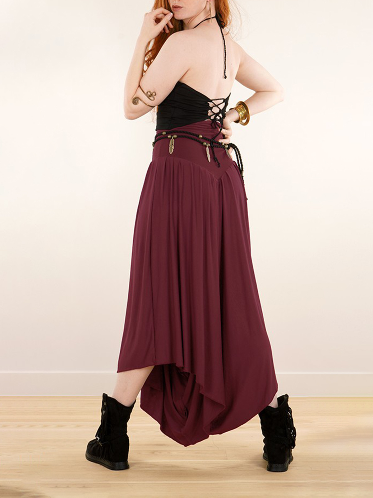 Skirted Harem Pant 2in1 Dress