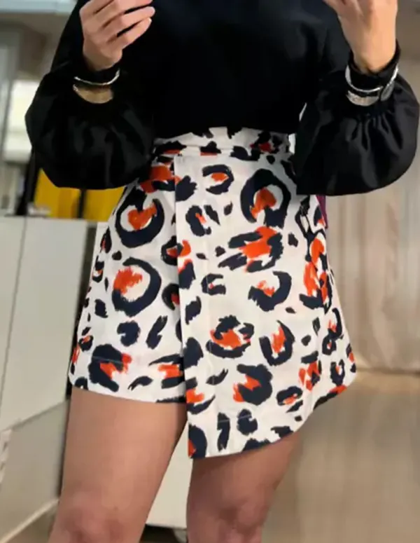 Attitude and Style with the Animal Print Short Skirt