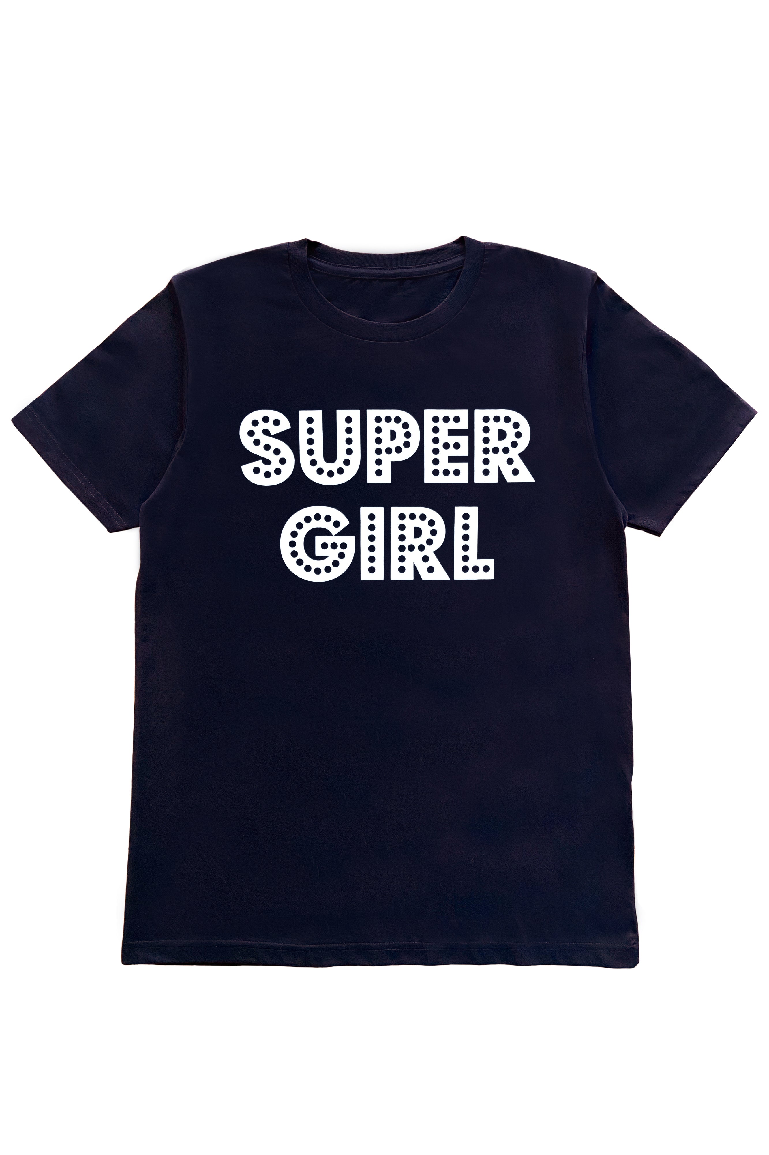 Tshirt nera - Super Girl