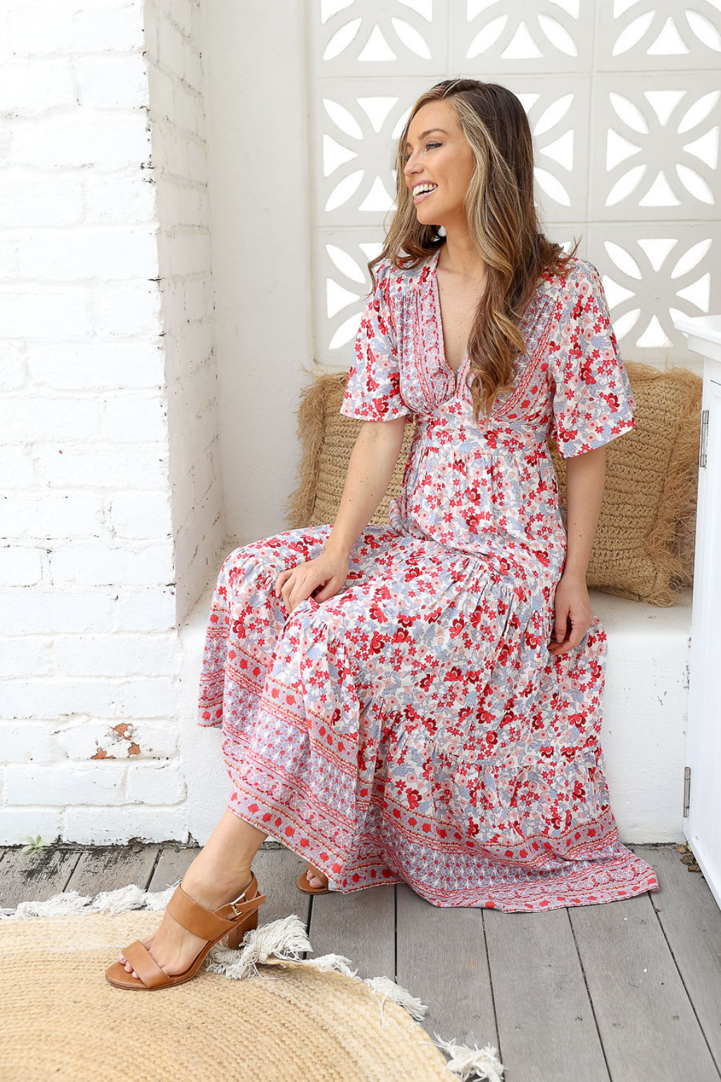 The Marina Dress - Poppy Haze