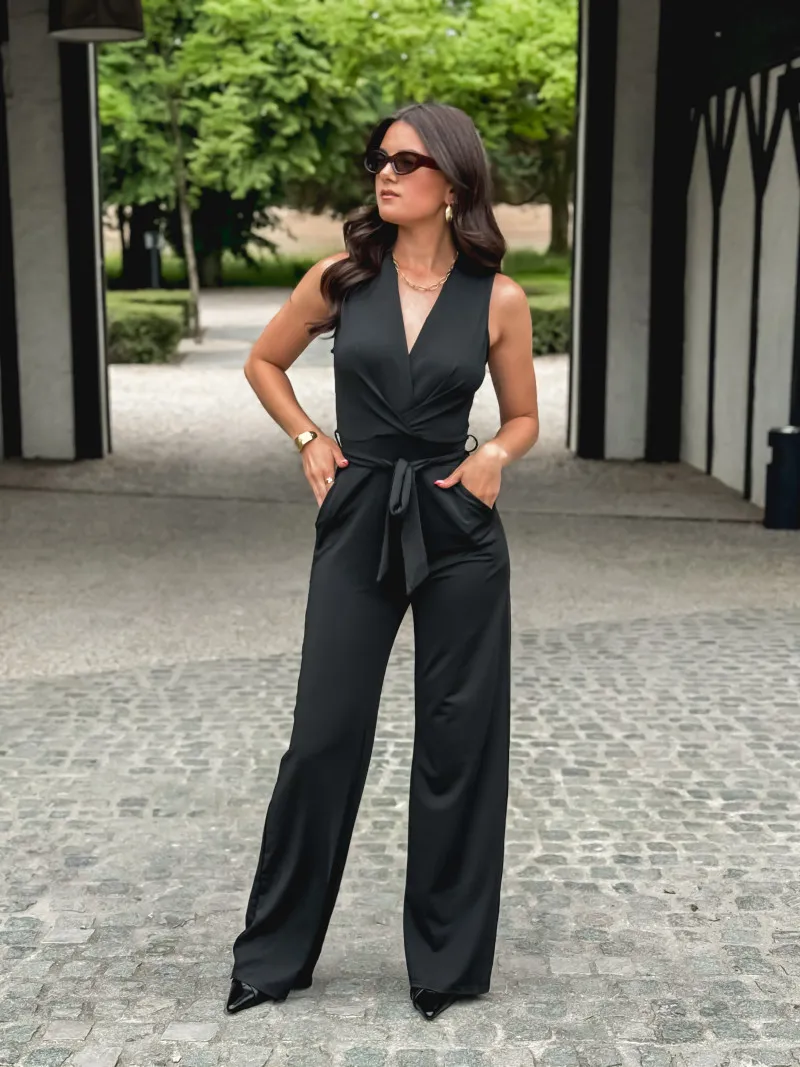 LYNDA JUMPSUIT - BLACK