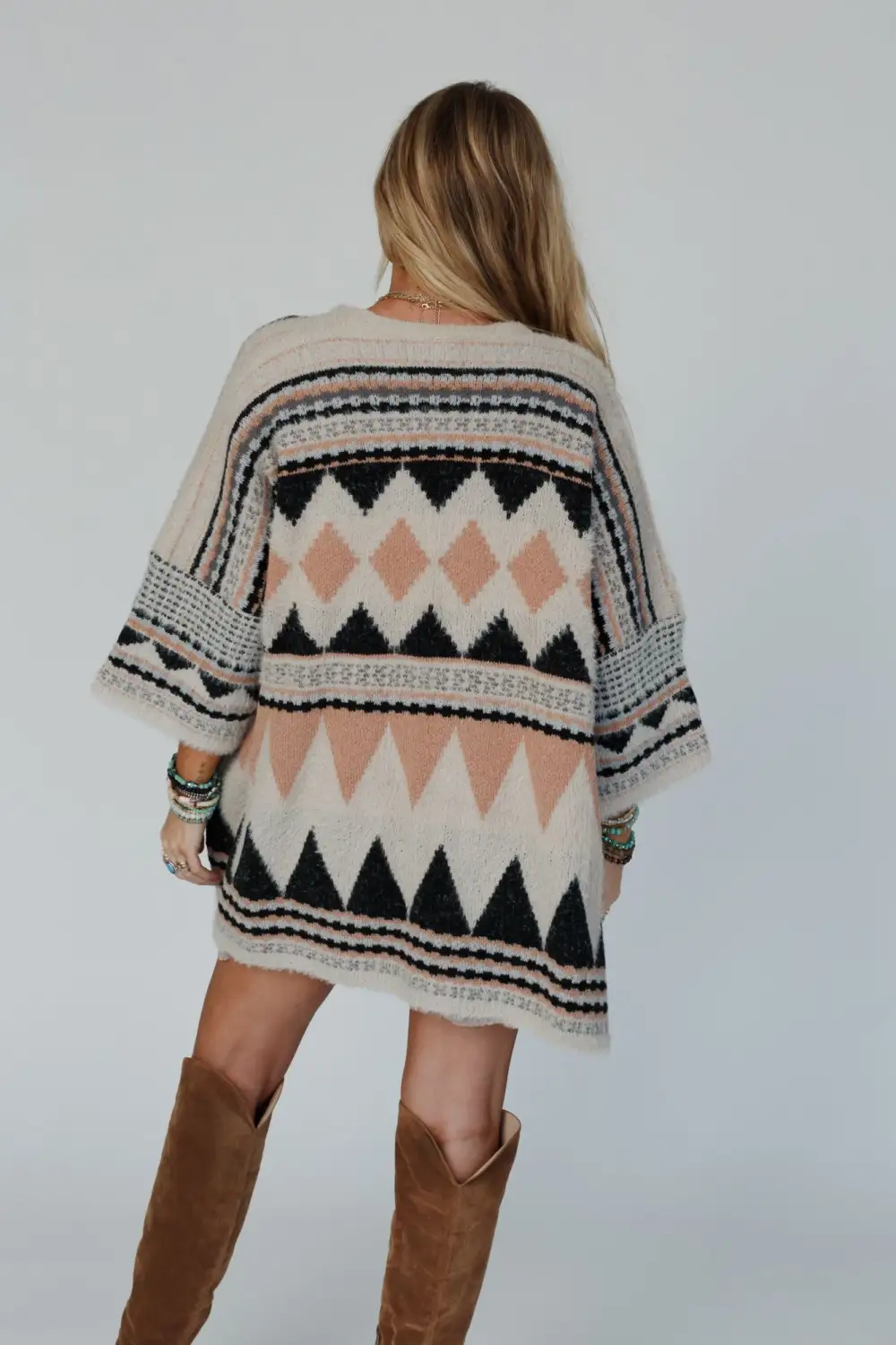 Keep It Up Oversized Cardigan - Mocha