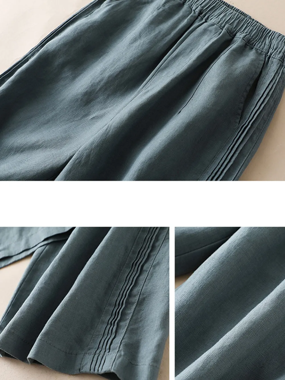Women's Loose Cotton And Linen Casual Leggings
