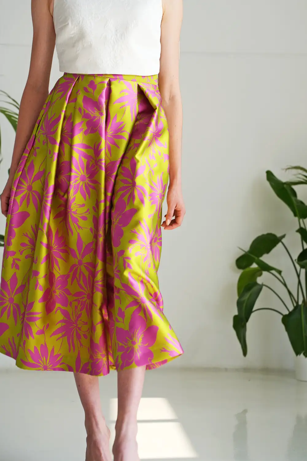 Gonna Jacquard Acid Pink